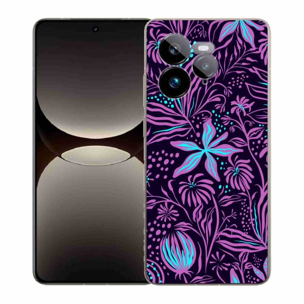 Gél borítás mmCase a Realme GT 7 Pro 5G számára - virágok 2