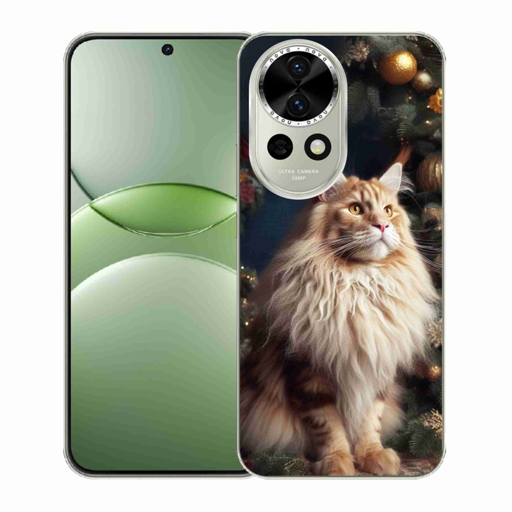 Gél borítás mmCase a Huawei Nova 13 5G számára - macska a fánál