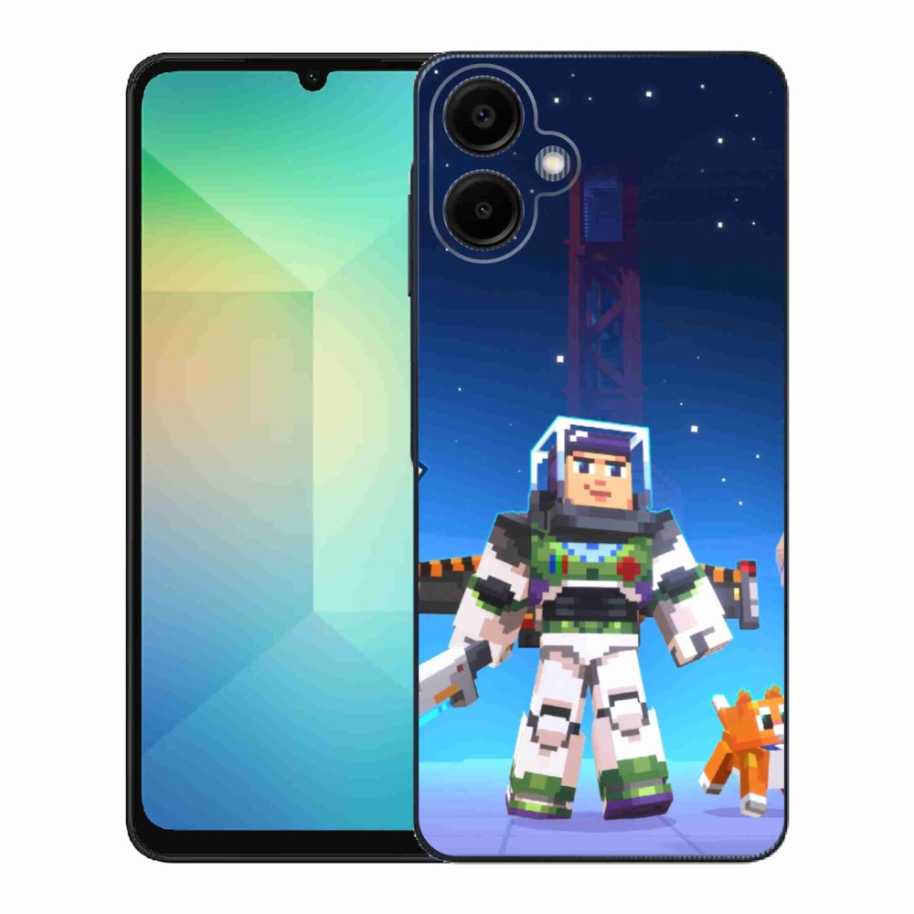Gél borítás mmCase Samsung Galaxy A06 4G - minecraft 2