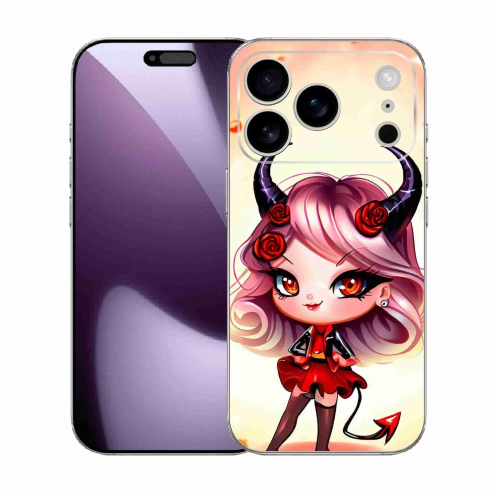 Zselés borítás mmCase iPhone 17 Pro készülékhez - rajzfilm ördög