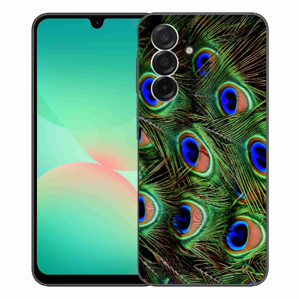 Zselés borítás mmCase Samsung Galaxy A26 5G - pávatoll - Samsung Galaxy A26 5G számára