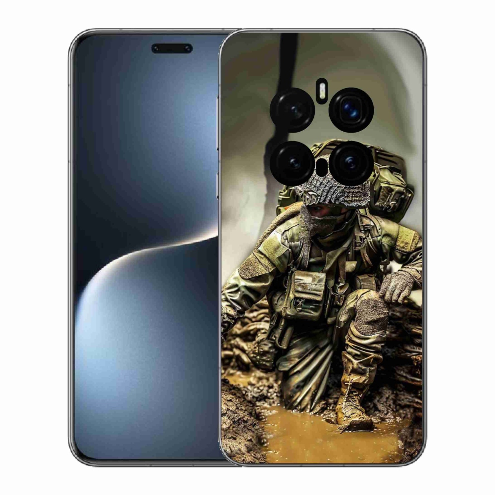Gél borítás mmCase a Honor Magic 7 Pro 5G készülékhez - katona
