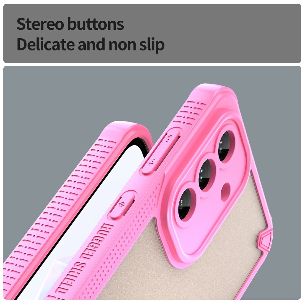 Fagyasztott tartós borítás Samsung Galaxy A36 5G készülékhez - rózsaszín