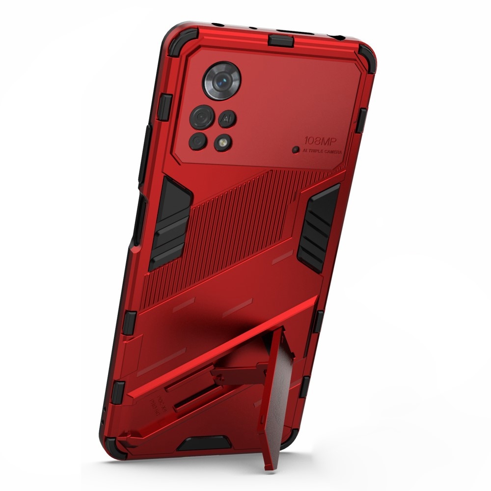 Tartós borító Xiaomi Poco X4 Pro 5G - piros