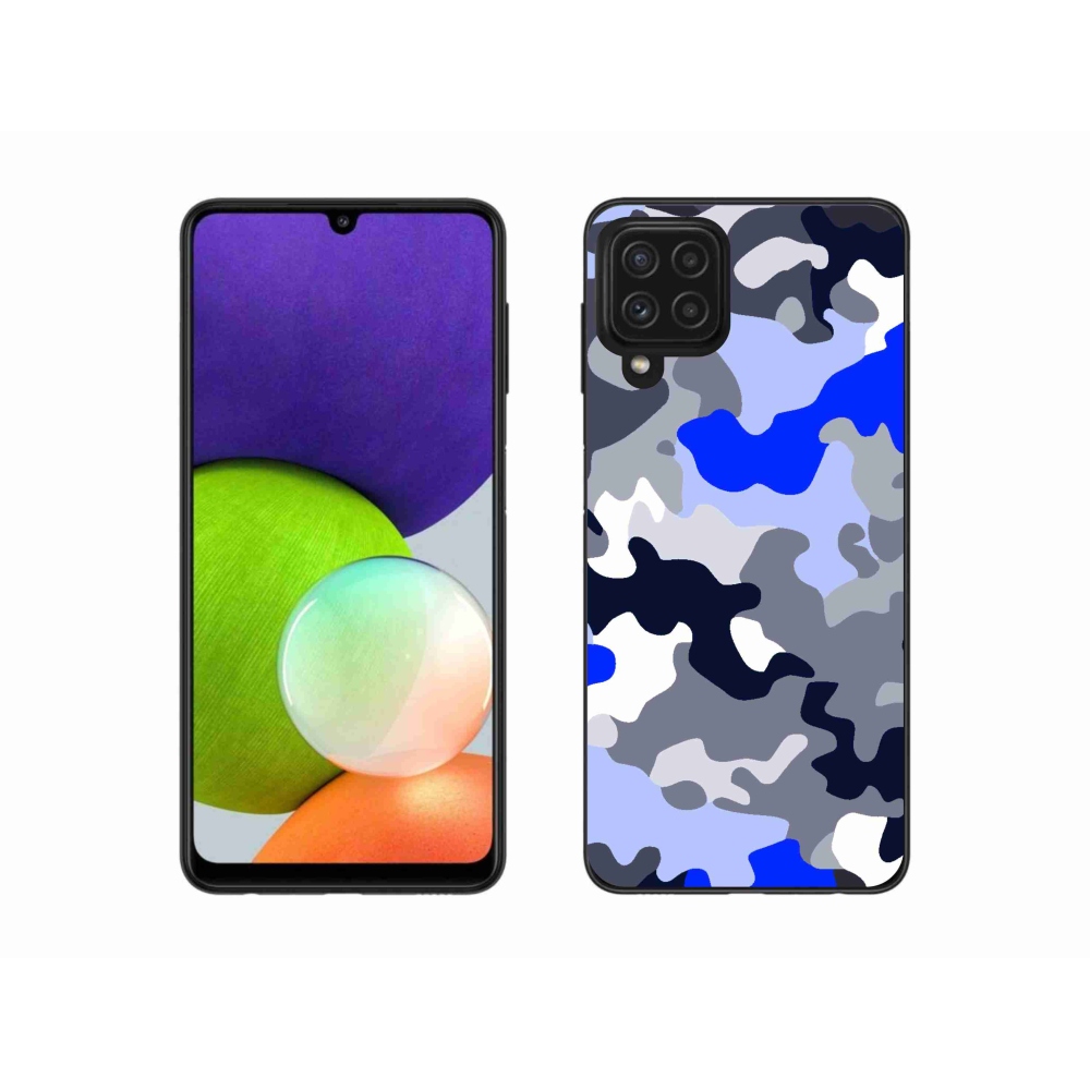 Zselés borítás mmCase Samsung Galaxy A22 4G - terepszínű minta 8