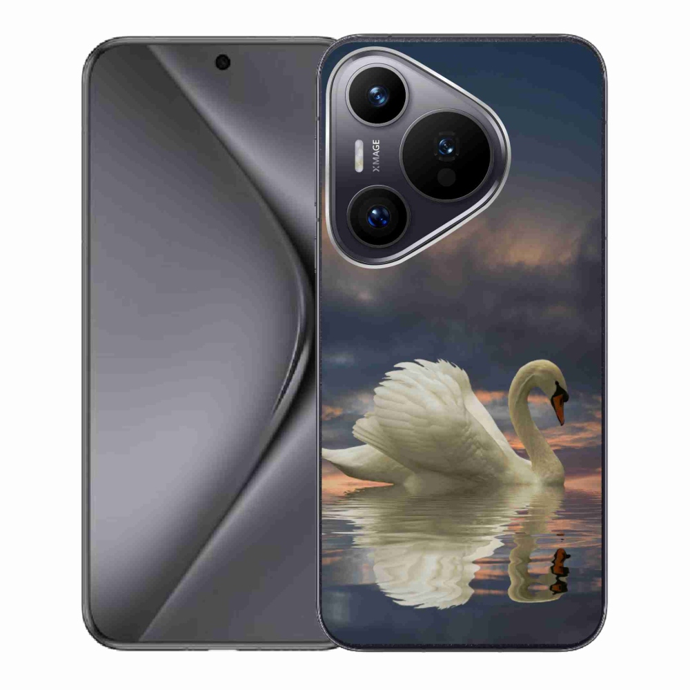 Zselés borítás mmCase a Huawei Pura 70 készülékhez - hattyú