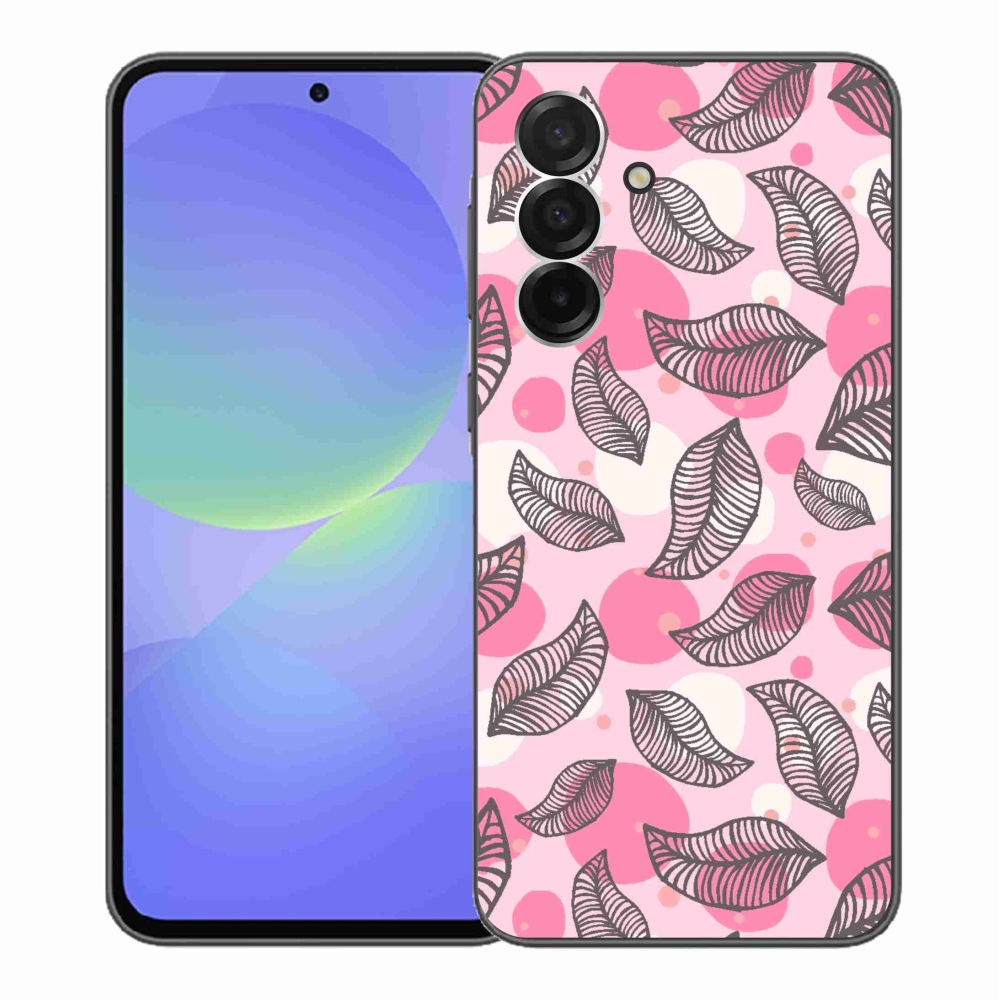 Gél borítás mmCase Samsung Galaxy A36 5G - rajzfilmes hulló levelek