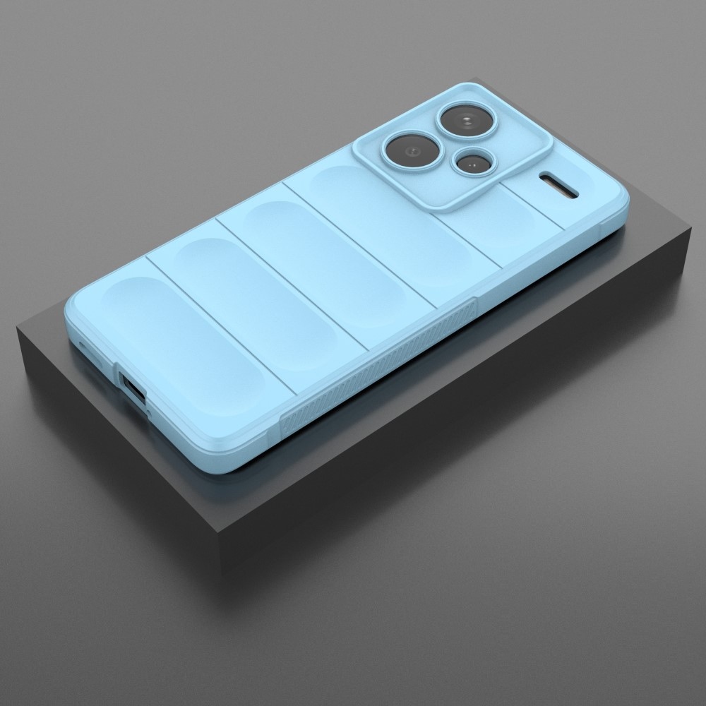 Rugg tartós zselés tok Xiaomi Redmi Note 13 Pro+ 5G - világoskék színben