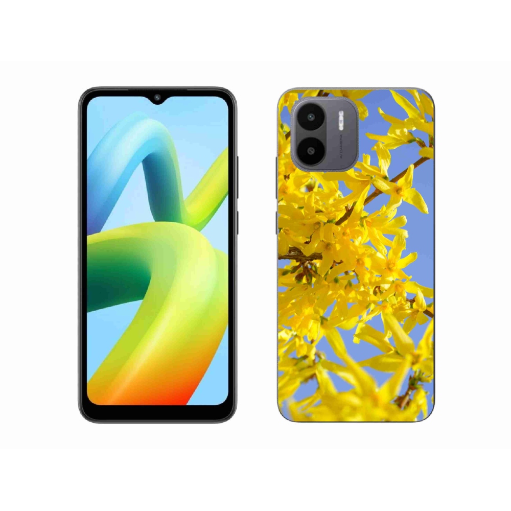 Gél borítás mmCase a Xiaomi Redmi A1/Redmi A2 készülékhez - sárga virágok