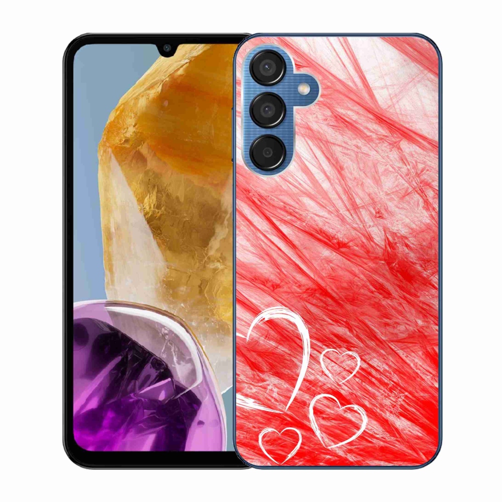 Gél védőhuzat mmCase Samsung Galaxy M15 5G - szív