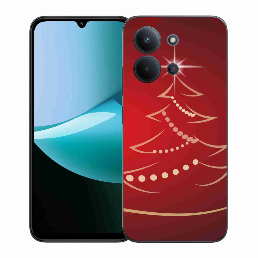 Gél borítás mmCase a Xiaomi Redmi 15C 4G (171mm)/Poco C85 4G (171mm) - karácsonyfa karikatúra karácsonyfához