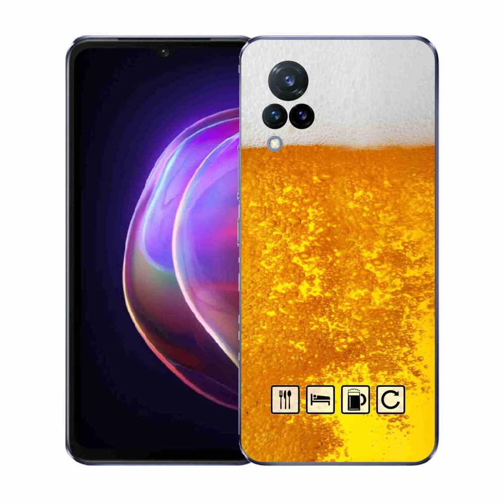 Gél borítás mmCase a Vivo V21 4G/5G készülékhez - sör motívum 3