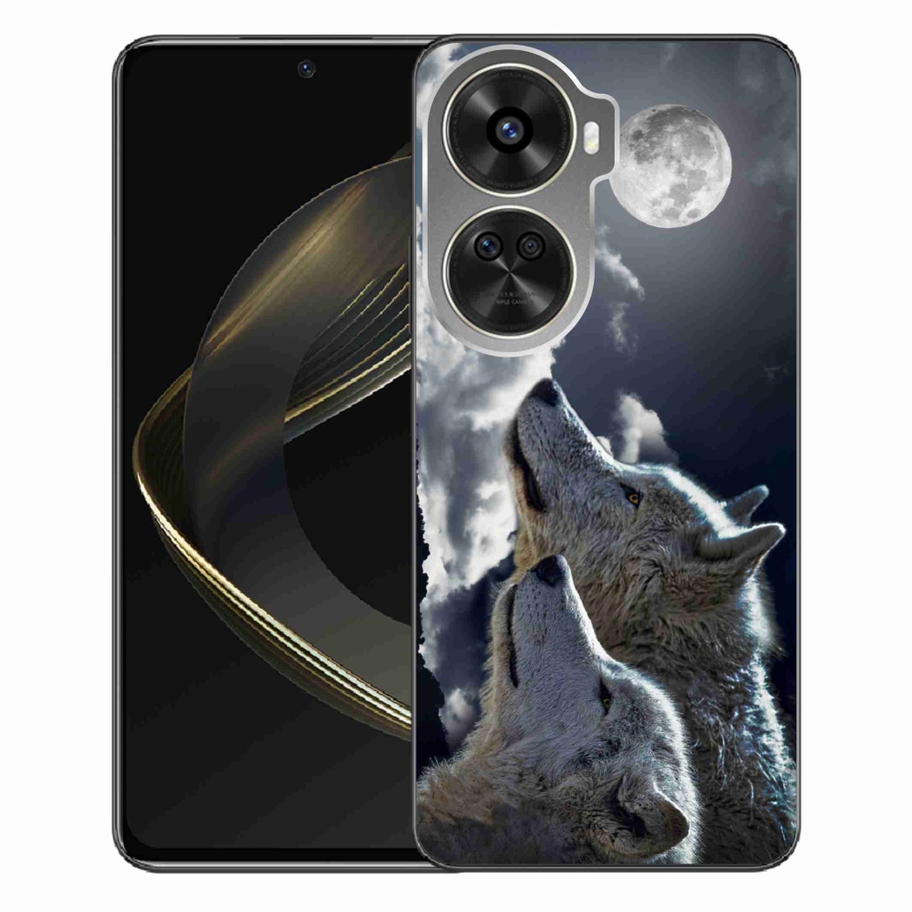 Gél borítás mmCase a Huawei Nova 12 SE-hez - farkasok