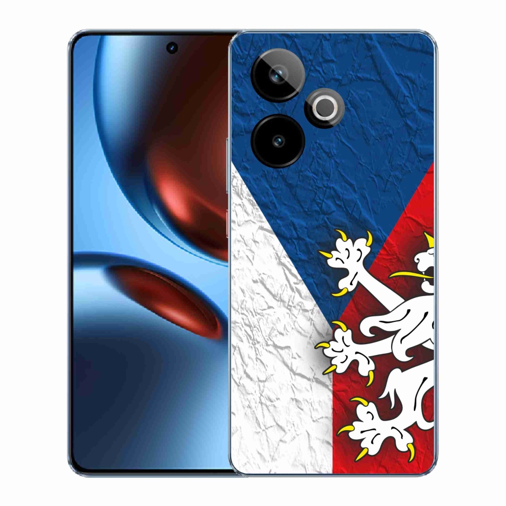 Rugalmas zselés tok mmCase képpel a Realme GT 7 5G/GT 7T 5G számára - cseh zászló 1