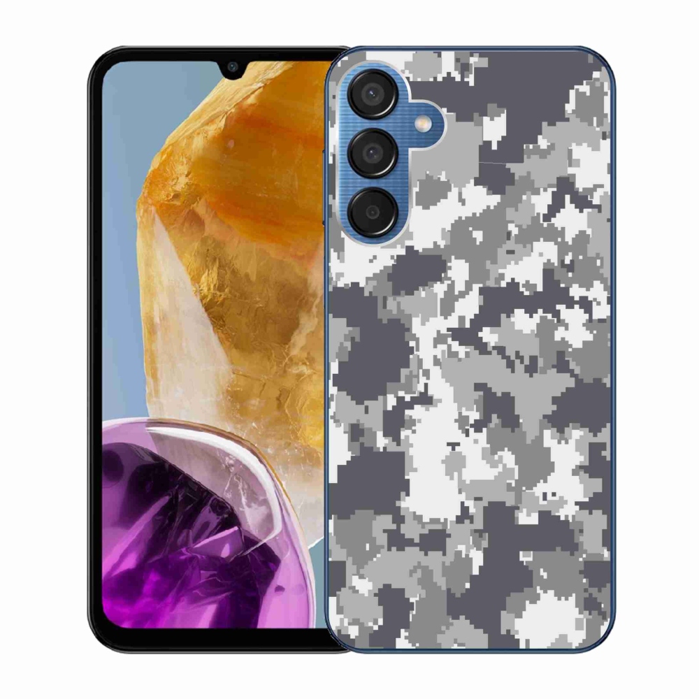 Gél védőhuzat mmCase Samsung Galaxy M15 5G - terepszínű minta 2