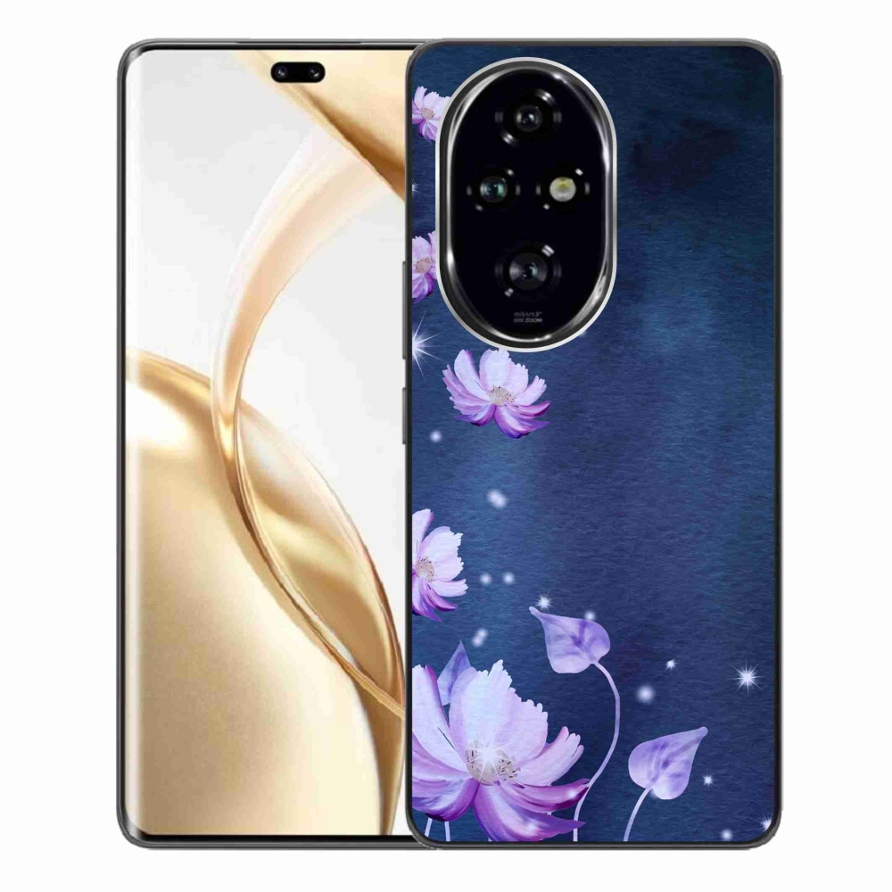 Gél tok mmCase a Honor 200 Pro 5G számára - hulló virágok