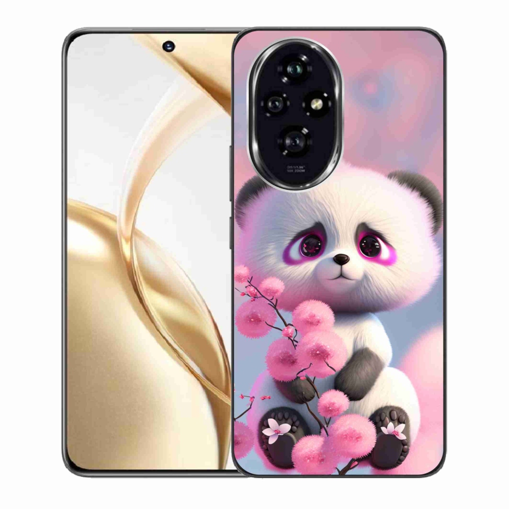 Zselés borító mmCase a Honor 200 5G készülékhez - aranyos panda 1