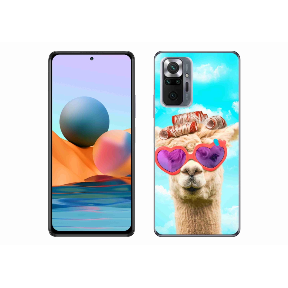 Zselés borítás mmCase a Xiaomi Redmi Note 10 Pro-hoz - szemüveges láma