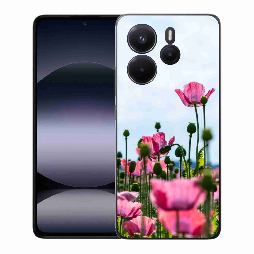 Gél borítás mmCase a Xiaomi Redmi Note 14-hez - mákos