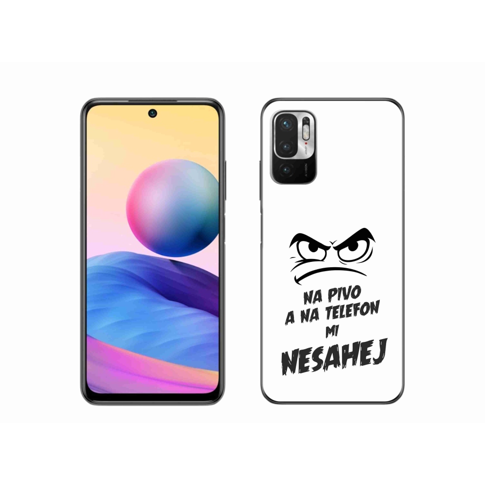 Gél borítás mmCase a Xiaomi Poco M3 Pro/5G számára - sör motívum 2 fehér háttérrel