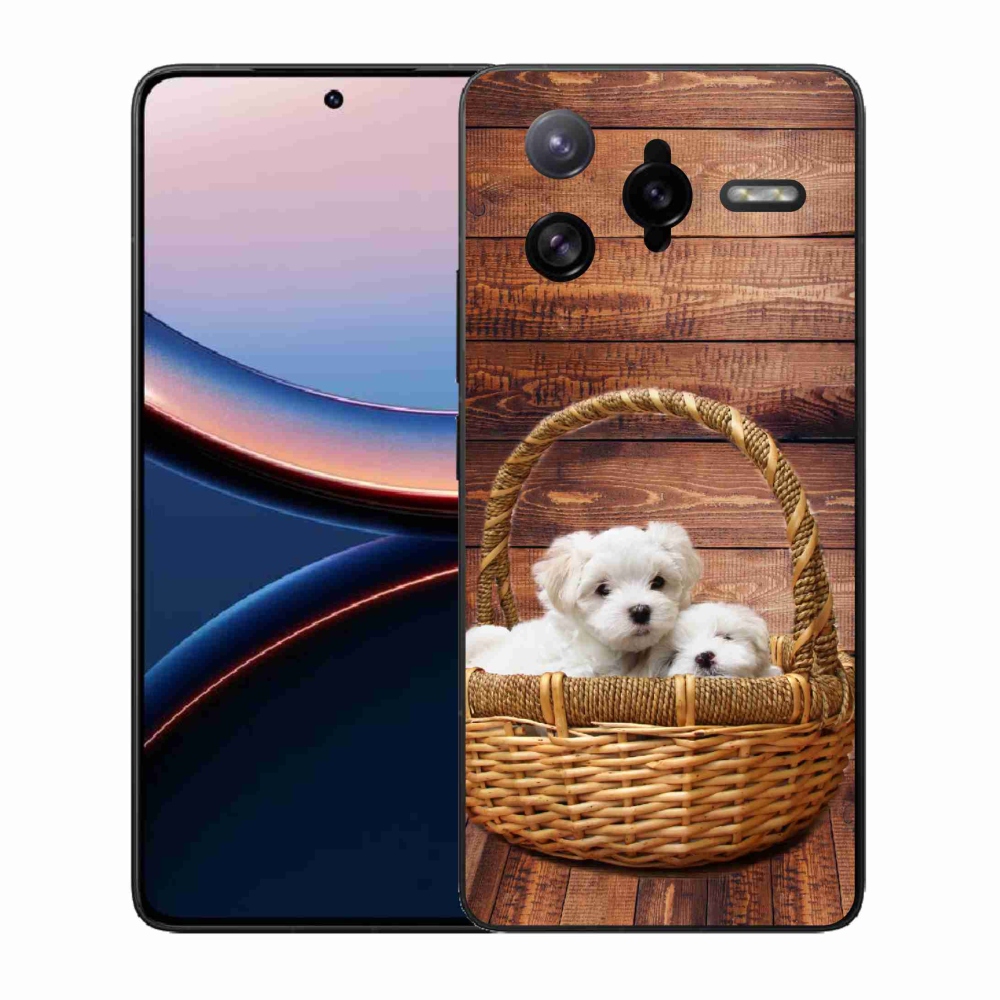 Gél borítás mmCase a Xiaomi Poco F7 Ultra számára - kölyökkutyák