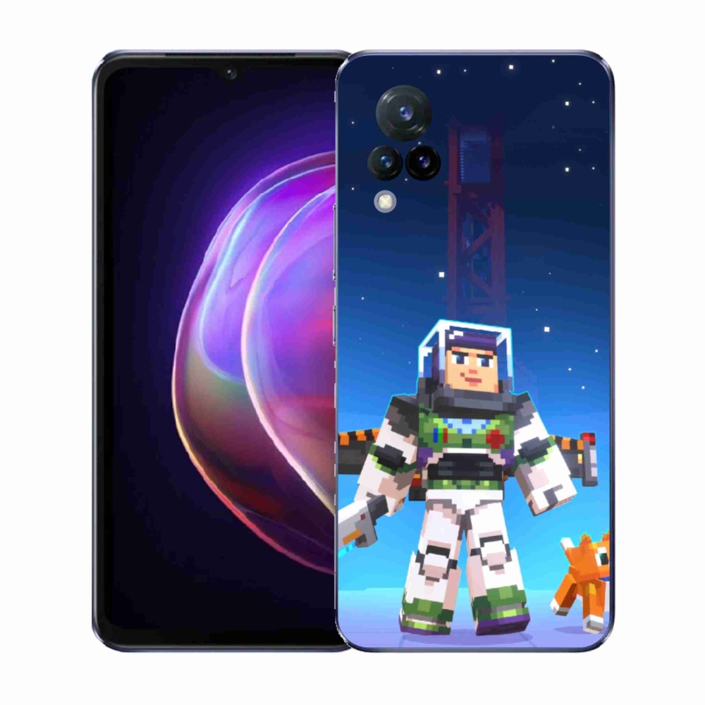 Gél borítás mmCase a Vivo V21 4G/5G-n - minecraft 2