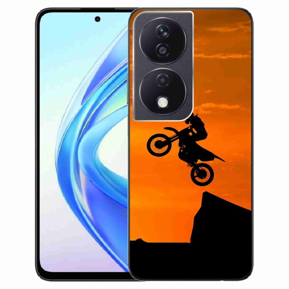 Zselés borítás mmCase a Honor X7b/Honor 90 Smart számára - motocross