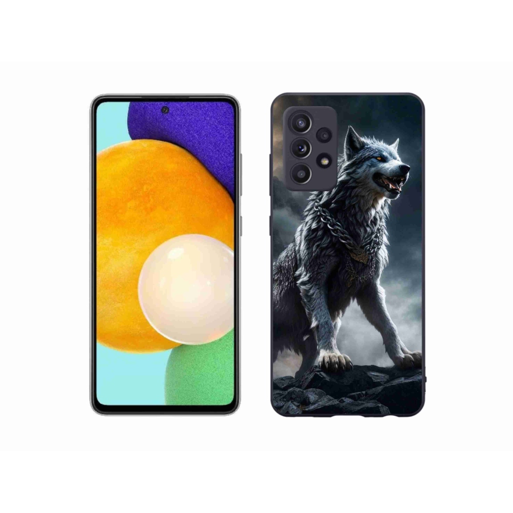Zselés borító mmCase Samsung Galaxy A52/A52 5G - farkas 1