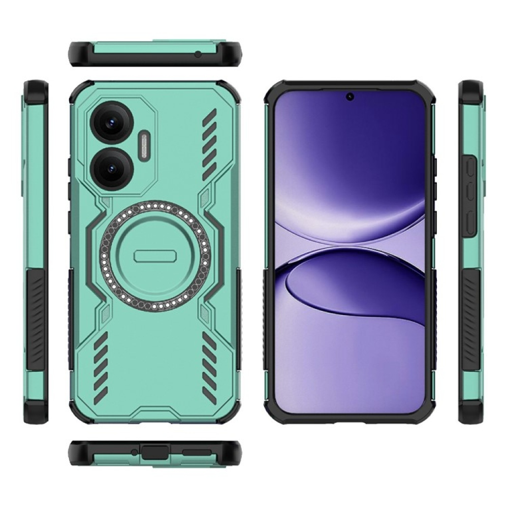 Üreges, tartós burkolat MagSafe-vel a Xiaomi Poco F7 5G-n - zöld