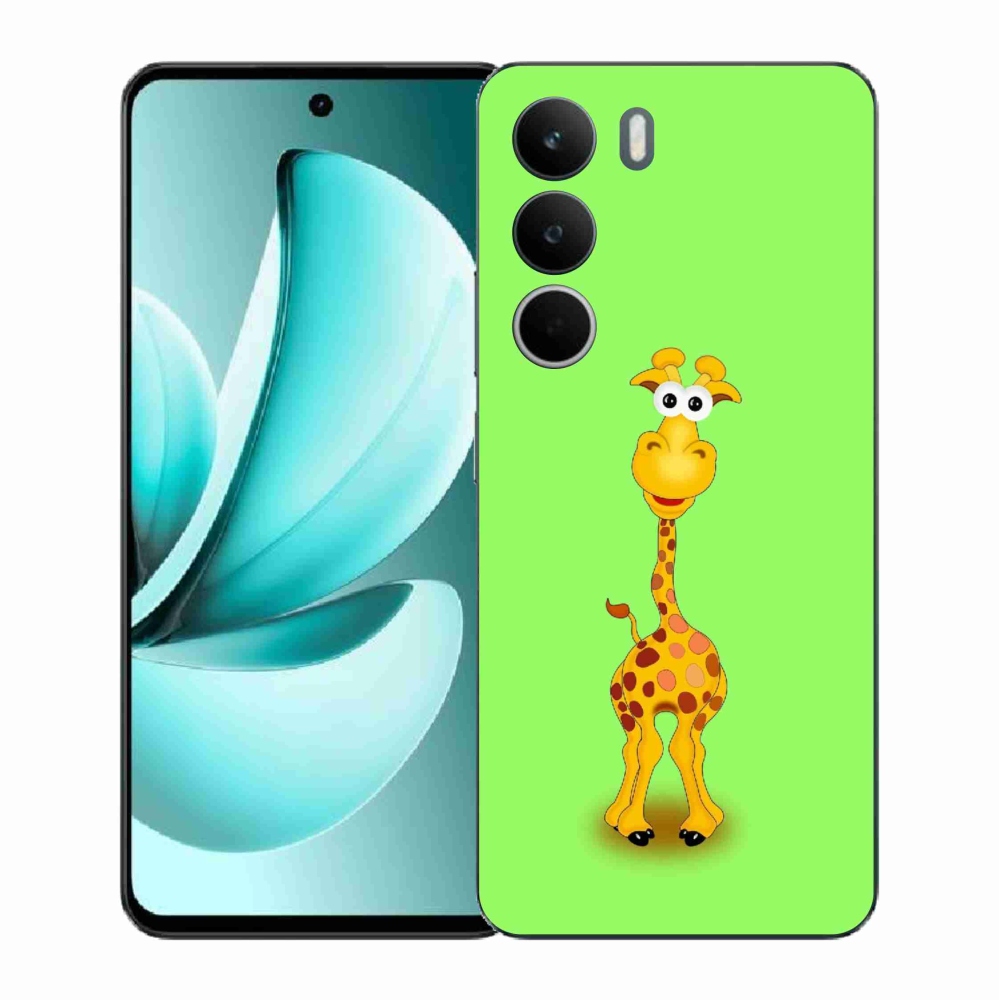 Gél borító mmCase a Realme C71 készülékhez - rajzfilm zsiráf