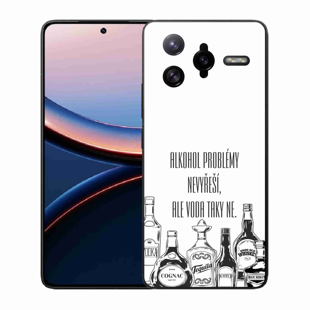 Gél borító mmCase a Xiaomi Poco F7 Ultra számára - vicces szöveg fehér háttérrel