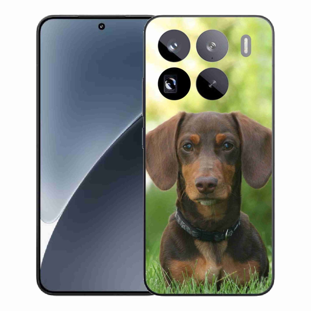 Zselés borítás mmCase a Xiaomi 15 Pro-hoz - barna tacskó