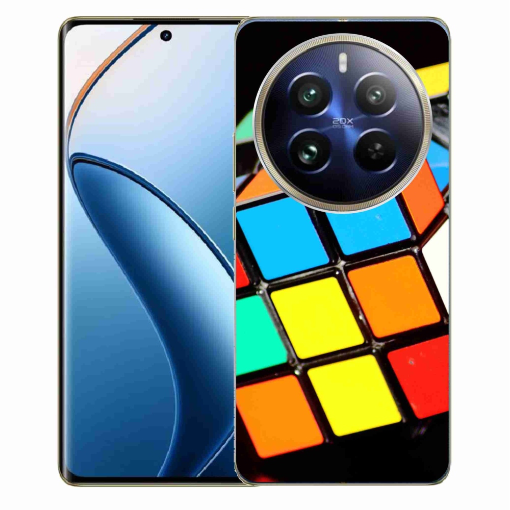 Gél tok mmCase a Realme 12 Pro 5G/12 Pro+ 5G számára - Rubik-kocka