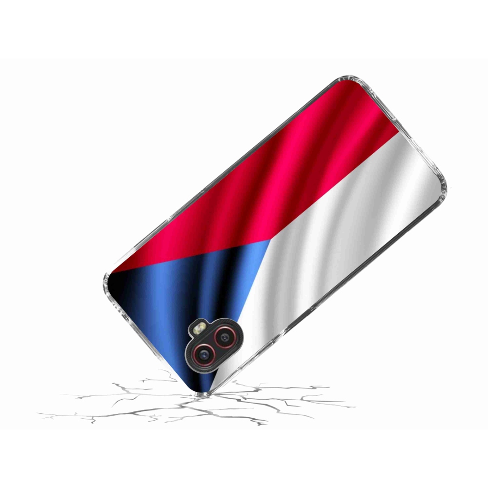Gél borítás mmCase Samsung Galaxy Xcover 6 Pro - cseh zászlóhoz