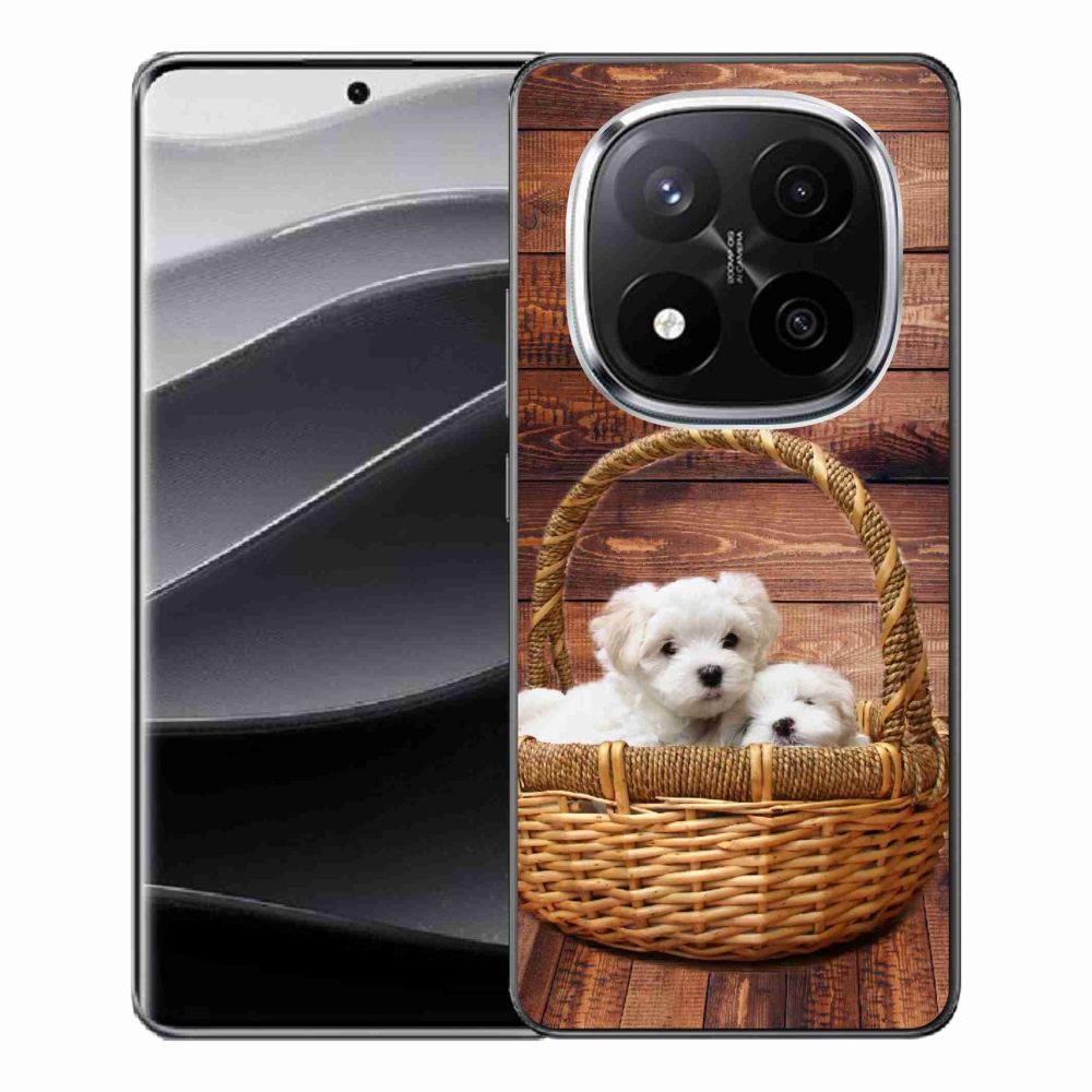 Gél borítás mmCase a Xiaomi Redmi Note 14 Pro+ 5G számára - kölyökkutyák