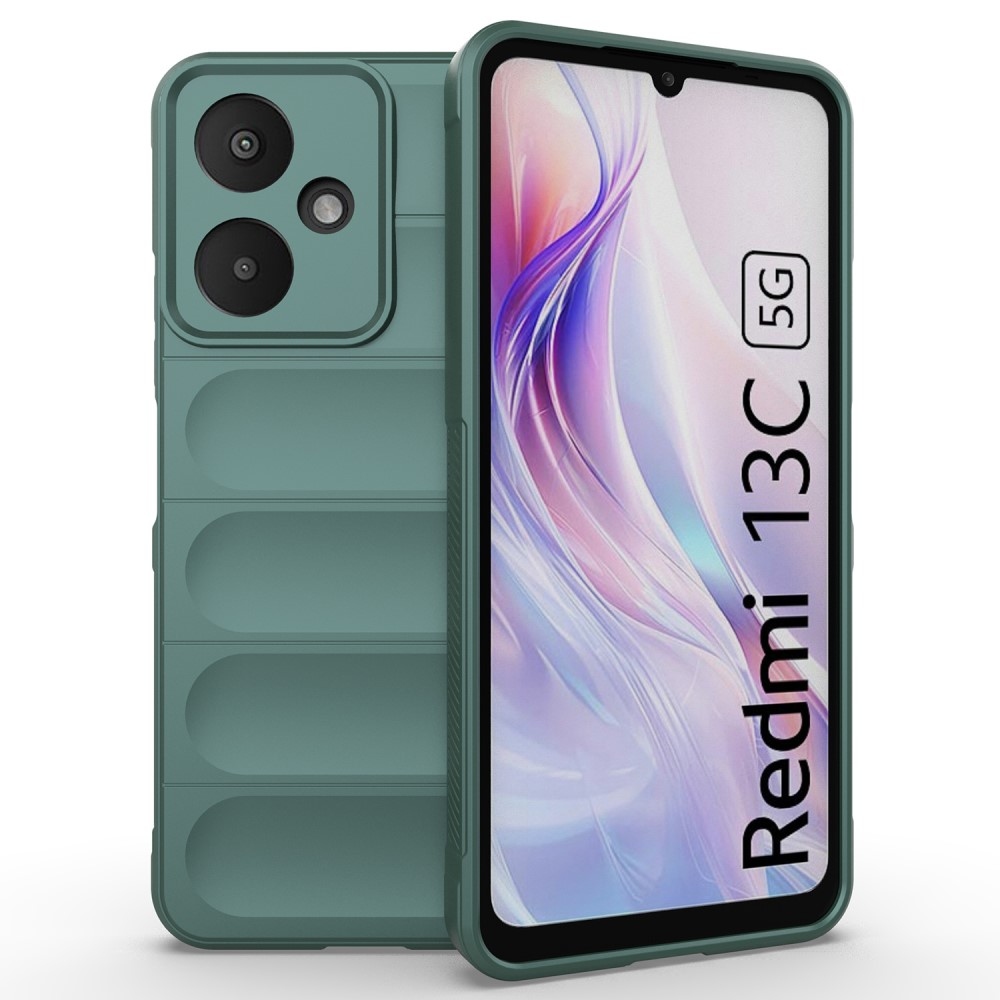 Rugg tartós zselés tok Xiaomi Redmi 13C 5G - zöld