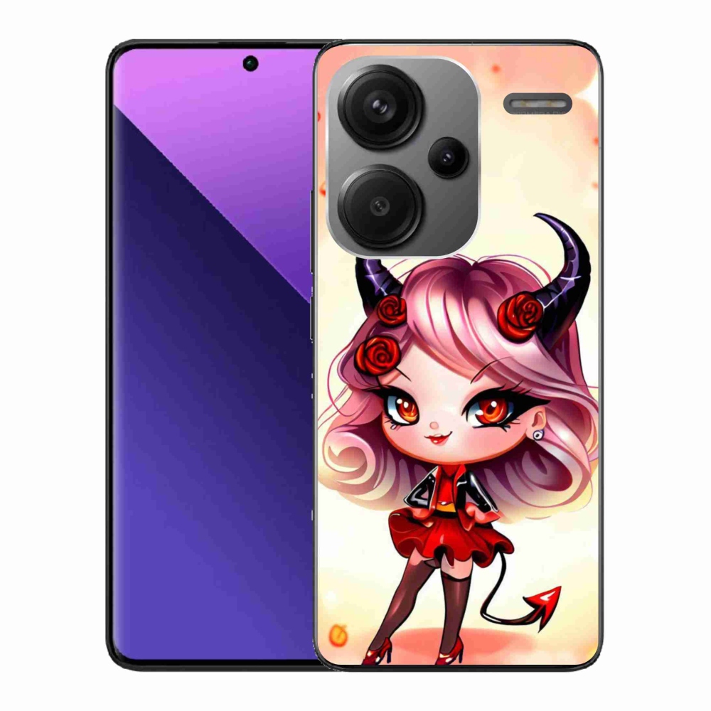 Gél borítás mmCase a Xiaomi Redmi Note 13 Pro+ 5G - rajzfilm ördöghöz