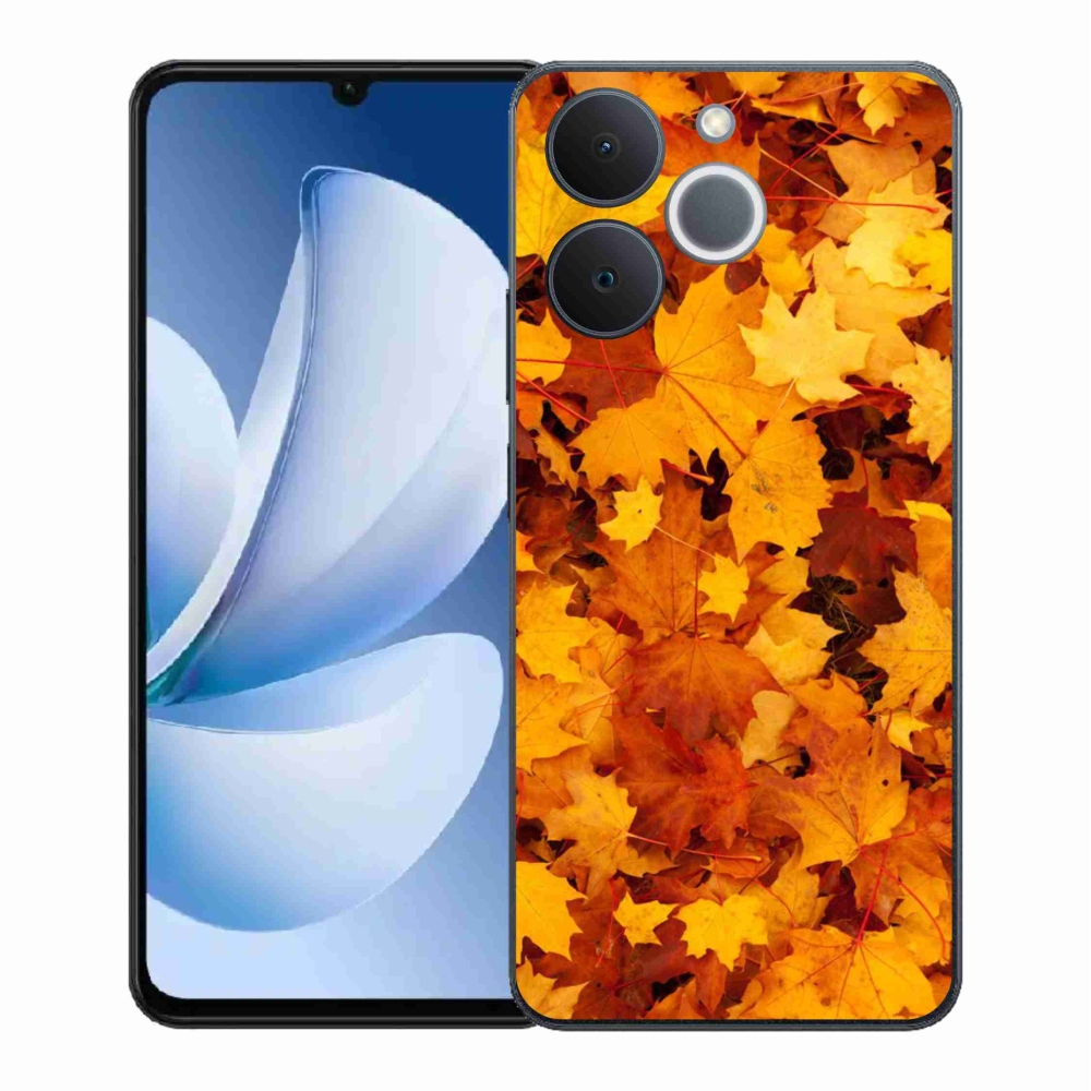 Zselés borítás mmCase a Realme Note 70T készülékhez - juharlevelek