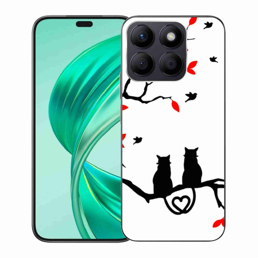 Gél borítás mmCase a Honor X8b készülékhez - macska szeretet