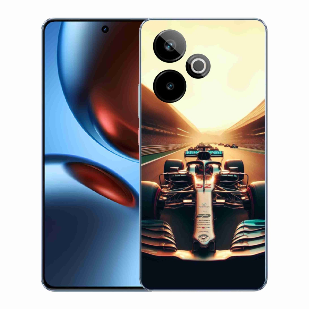 Rugalmas zselés tok mmCase képpel a Realme GT 7 5G/GT 7T 5G számára - formula 1