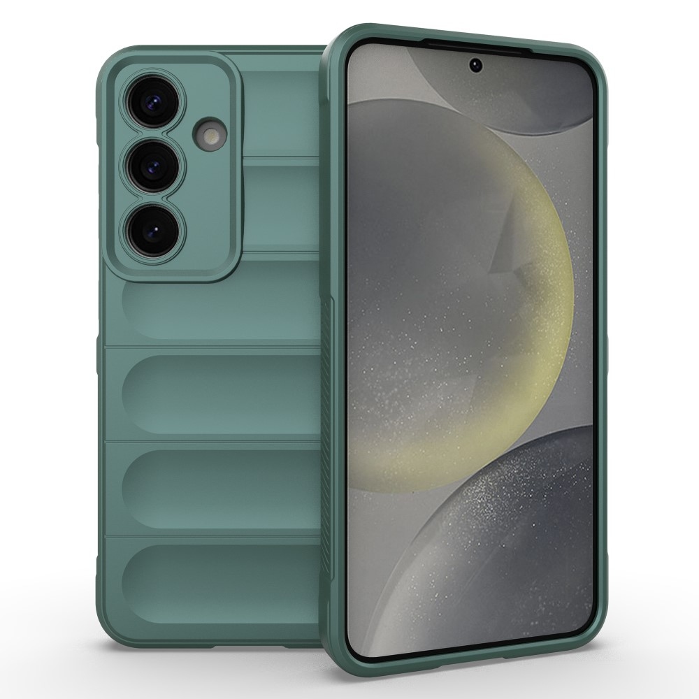 Rugg tartós zselés tok Samsung Galaxy S25+ készülékhez - zöld