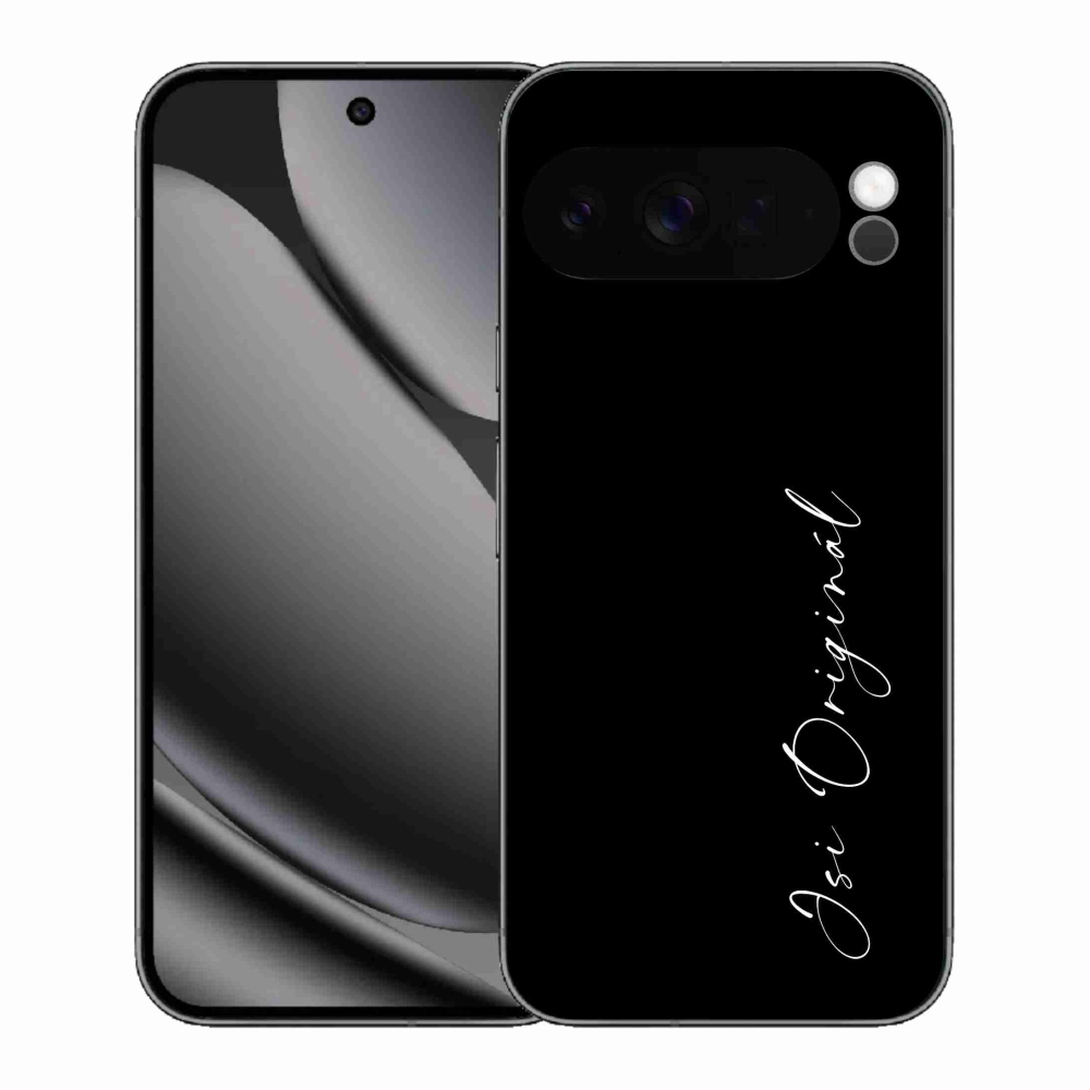 Gél borító mmCase a Google Pixel 10 Pro XL-en - te vagy az eredeti fekete háttér