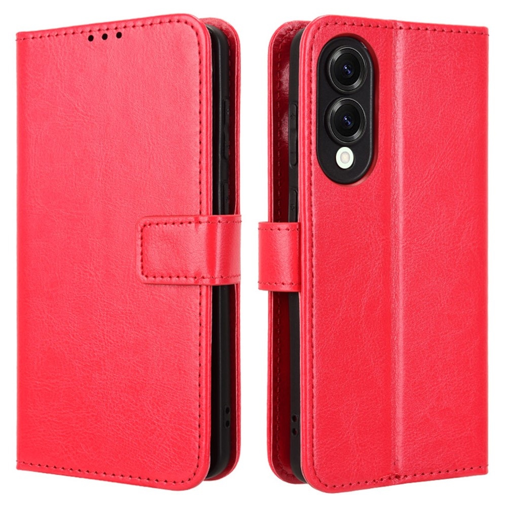 Őrült könyves tok Samsung Galaxy S25 Edge készülékhez - piros