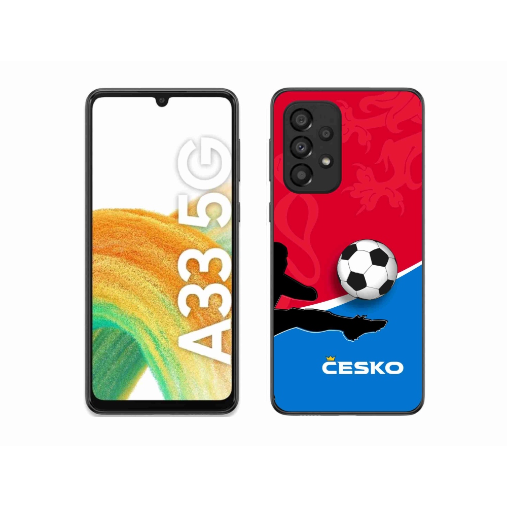 Gél borítás mmCase Samsung Galaxy A33 5G - futball Csehország 2