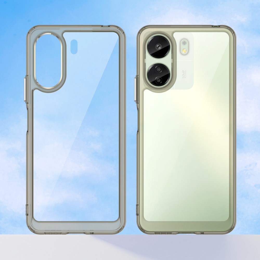 Gél tok rögzített hátlappal Xiaomi Poco C65/Redmi 13C - szürke