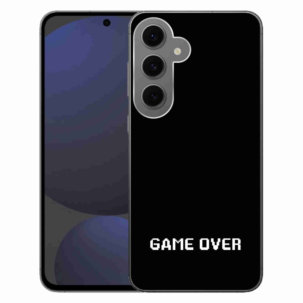 Gél borítás mmCase Samsung Galaxy S24 FE - játék fekete háttérrel