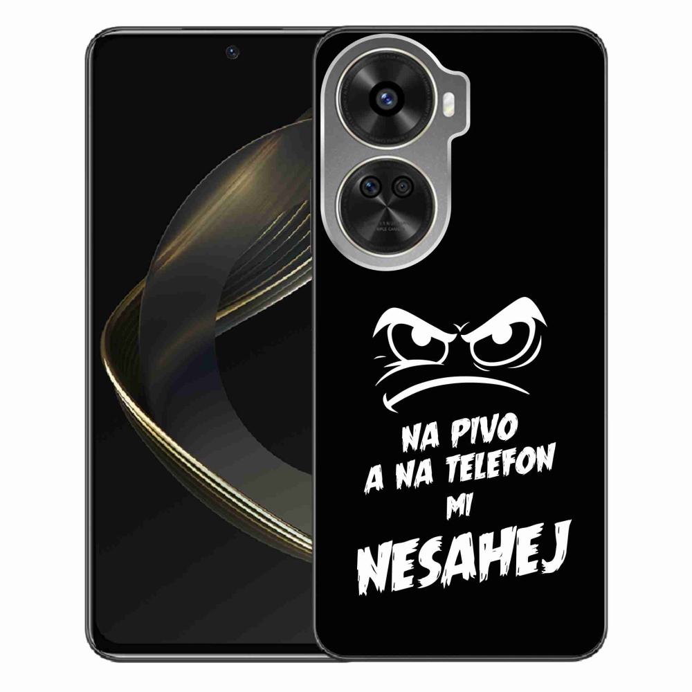 Gél borítás mmCase a Huawei Nova 12 SE-hez - sör motívum 2 fekete háttérrel