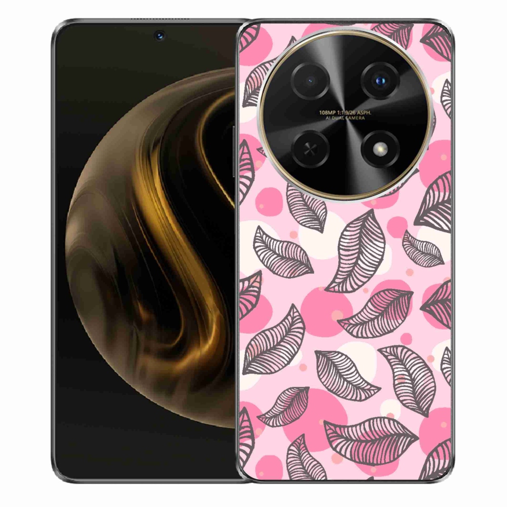 Gél borító mmCase a Huawei Nova 12i készülékhez - rajzfilmes hulló levelek