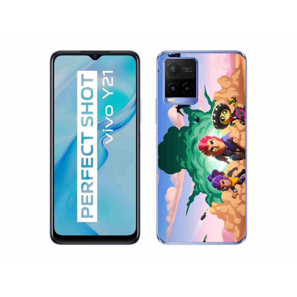 Gél borítás mmCase a Vivo Y21/Y21s/Y33s készülékhez - brawl stars