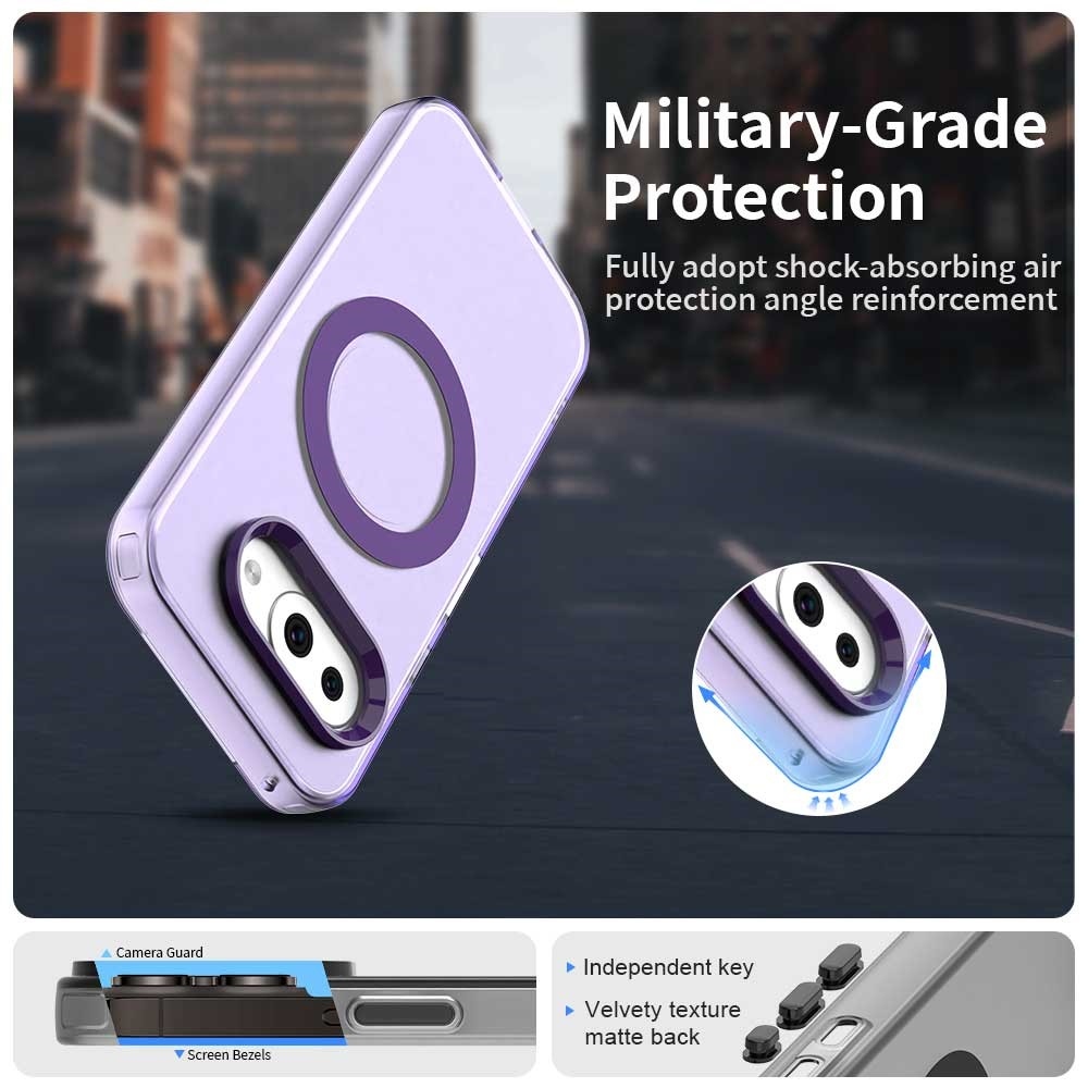 Candy zselés tok MagSafe-val a Google Pixel 9a készülékre - lila